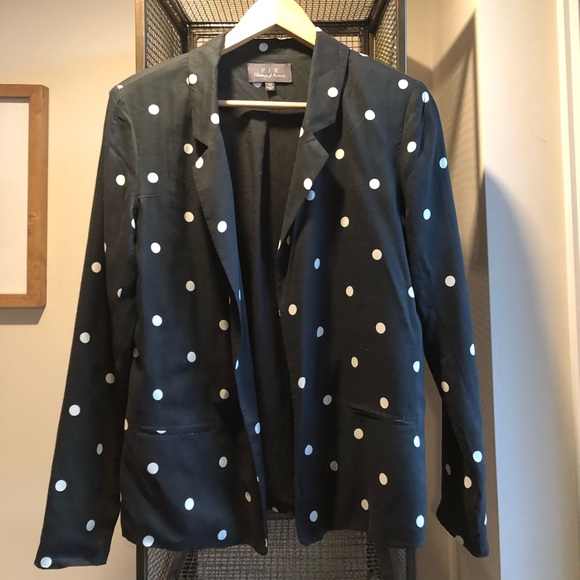 Polka Dot Blazer Patterson J Kincaid - Picture 2 of 8